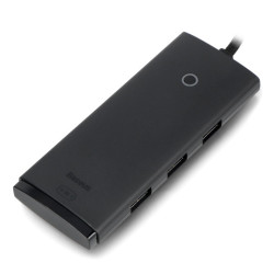 Hub USB 3.0 - 4 porty - czarny - 1m - Baseus WKQX030101