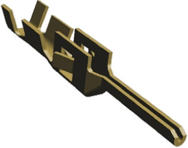 Zacisk zagniatany Męski TE Connectivity Micro MATE-N-LOK 24AWG 0.2mm² Obudowa złącza mikro MATE-N-LOK