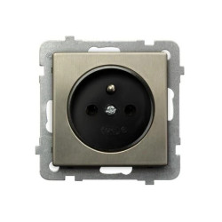 SONATA Gniazdo pojedyncze z/u nowe srebro GP-1RMZ/m/44