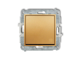 MINI Wyłącznik krzyżowy złoty 29MWP-6 KARLIK