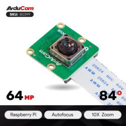 64MP Autofocus Camera for Raspberry Pi