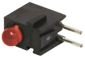 Wskaźnik LED do druku kolor diod Czerwony 45° 2,2 V Bivar