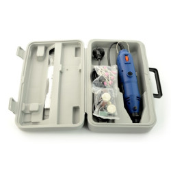 Miniwiertarka precyzyjna Velleman VTHD04 - zestaw do grawerowania - 40 elementów