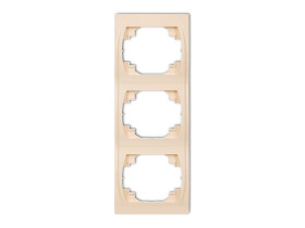 LOGO Ramka pionowa 3 potrójna beżowy 1LRV-3 KARLIK