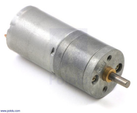Pololu 9.7:1 Metal Gearmotor 25Dx48L mm HP 6V