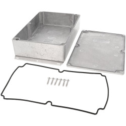 Hammond 1550Z124F Thick Wall Flanged Die Cast Enclosure, 223 x 147 x 55