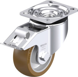 Blickle 920165 LK-ALB 101K-1-FI Rolka obrotowa z blachy stalowej Średnica koła: 100 mm Maksymalne obciążenie: 350 kg 1 s