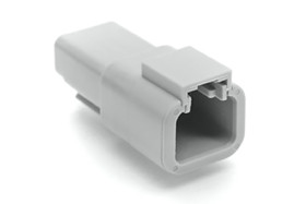 Złącze samochodowe 2-pinowe Amphenol Industrial -rzędowe Żeński 25A ATP Montaż na kablu Połączenie zagniatane Złącze