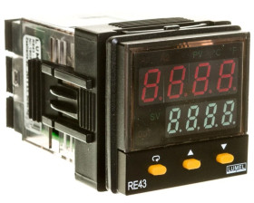 Programowalny regulator 90-264VAC wej. uniwersalne wyj.1 przekaźnik 2A wyj.2/alarm 2 przekaźnikowe alarm 1przek. 2A RE43 4111100