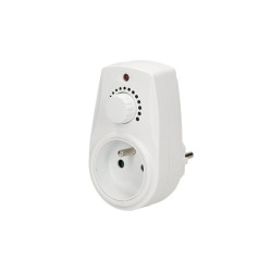 Ściemniacz z gniazdem siec.230V max.280W ORNO(reg.obrotów)