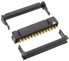 Złącze IDC 26-pinowe 2-rzędowe raster: 2.54mm Żeński Montaż na kablu Hirose