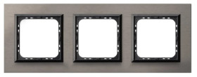 Sonata Ramka potrójna szczotkowana satyna R-3RAC/63/25