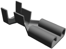 Konektor płaski Żeński 9.53 x 1.22mm Izolacja: Nieizolowane