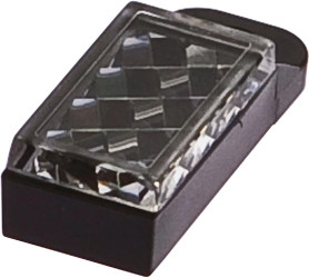 Akcesoria optyczne, odbłyśnik, 6,5x26x9,6mm, otwór na śrubę, 1xØ3,2mm, Plastik+Plastik, polaryzowany, AO000088