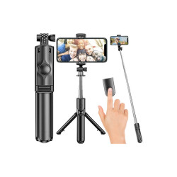 Monopod wysięgnik SELFIE STICK IZOXIS 23518, Statyw, Pilot Bluetooth