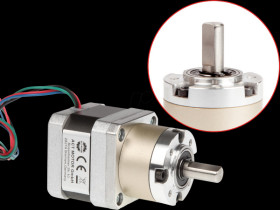 17HS3404AG5.18-XJTH Gear stepper motor, 0.4A, 1:5.18, 1.45 Nm