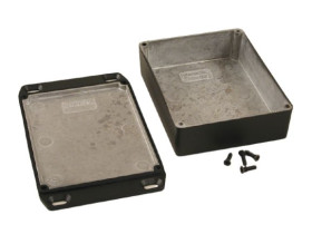 Obudowa Aluminium odlewane szerokość zew. 94 mm długość zew. 148 mm wys. zew. 34 mm Hammond IP65