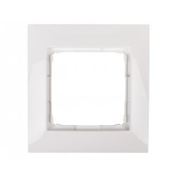 Simon 54 Premium Ramka pojedyncza biała do karton‑gips DRK1/11