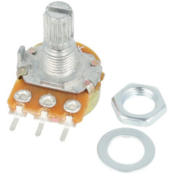 Potencjometr Liniowy Obrotowy B50K 50K Ohm L=15mm