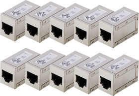 Digitus AT-AG-8-8-C6S-10 Moduł złącza żeńskiego RJ45 AT-AG-8-8-C6S-10, RJ45, CAT 6, piny:8, 10 szt.