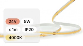 TASMA LED 24V COB 5W B.N. 320LED IP20