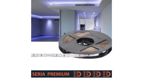 Taśma Premium 12V 60Led Niebieska Smd2835 (5)