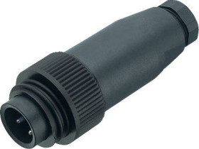 binder 99 0201 00 07-20 Złącze męskie kablowe złącze męskie proste Seria: 692 Łączna ilość styków: 7 + PE 1 szt.