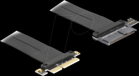 81507 Riser Card PCI Express 3.0 x4 male to U.2 SFF-8639 SSD slot with