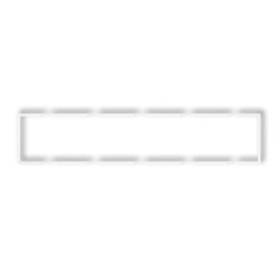 Ramka wypełniająca pięciokrotna serii DECO biały DRW-5