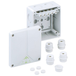 Spelsberg 80640701 Junction Box 110x110x67mm Grey IP65 DIN IEC 60670
