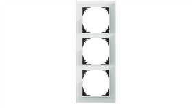 Vestra Ramka Potrójna Szkło Ip20 Biały 3873-62