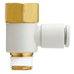 Złączka pneumatyczna R 1/8 żeńskie SMC Adapter gwintowany kolankowy