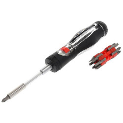 Gedore RED 3301337 Ratchet Screwdriver Bit telescopic 1/4" 13in1