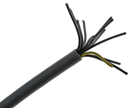 Control Cable liczba żył 12 0,5 mm² Nieekranowany RS PRO 9 A średnica zew 8.9mm Szary