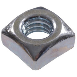 Nakrętki kwadratowe, gwint: 3/4-10cal, szer.: 1 1/8cal, Stalowe, Mild Steel