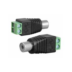 Gniazdo RCA z szybkozłączem śrub.- Lx3318