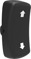 Klosz do przycisku, do użytku z: Przełączniki kołyskowe uszczelniane serii L, kolor: Biały, symbol: Strzałki (symbol)