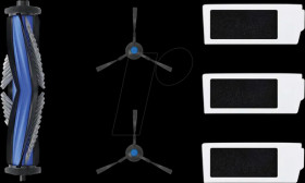 DKT080155 Spare parts set for Deebot, 6 pieces