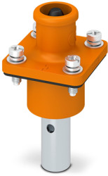 Plug, 1 pole, crimp connection, straight, 1176284