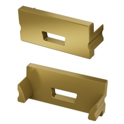 Zaślepka LUMINES TERRA złota z otworem