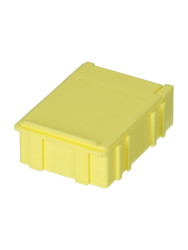 Skrzynka z przegródkami l. przedziałów: 1 szerokość: 42.3mm wysokość: 21mm głębokość: 57.4mm SB Żółty