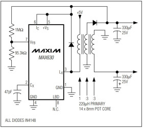CMOS Micropower Step-Up Switching Regulator