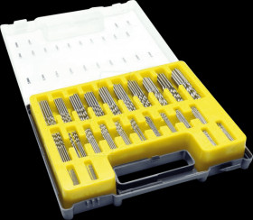 C8306 Micro drill set, 150 pieces, plastic box