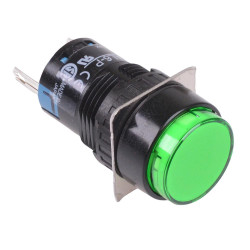 AL6M-P4PGC Green 16mm 24V Round Pilot Light IP65 IDEC
