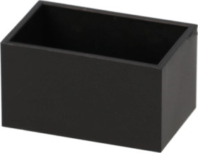 ABS enclosure, (L x W x H) 22 x 14 x 12 mm, black (RAL 9005), 1596B110-10
