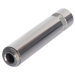 REAN NYS2203P 6.35mm Screened In Line Stereo Jack Socket