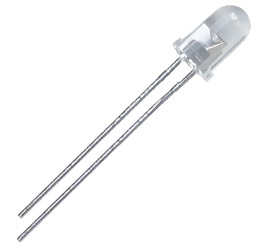LED, THT, czerwona, 2-Pin, 2,4 V, 22°, Lite-On