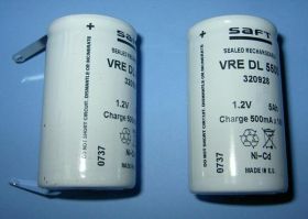 D 1,2V/5,5Ah R-20 SAFT AKUMULATOR Z KOŃ.