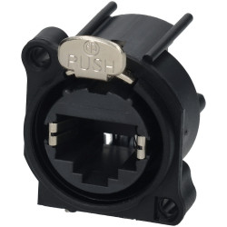 Neutrik NE8FAH Horizontal PCB Mount RJ45 Receptacle
