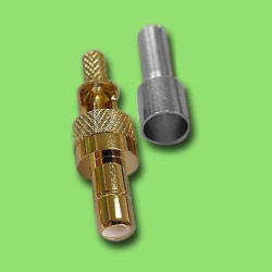 Wtyk SMB męski lutow do kabla